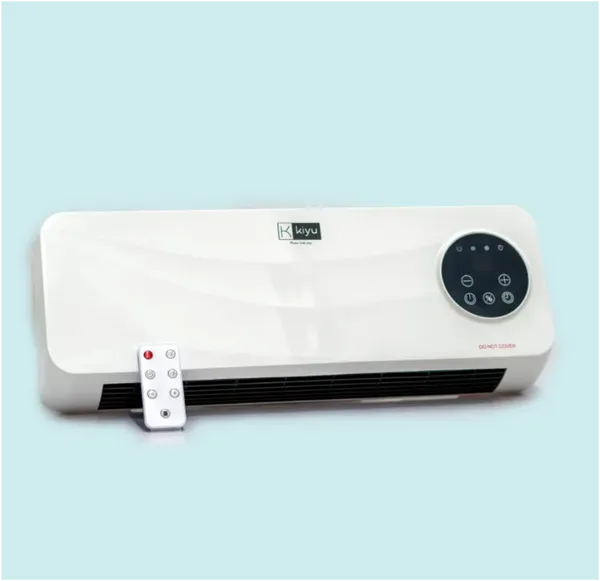 KIYU KY311 Wall Mounted Fan Heater /Blower With Remote 2000W
